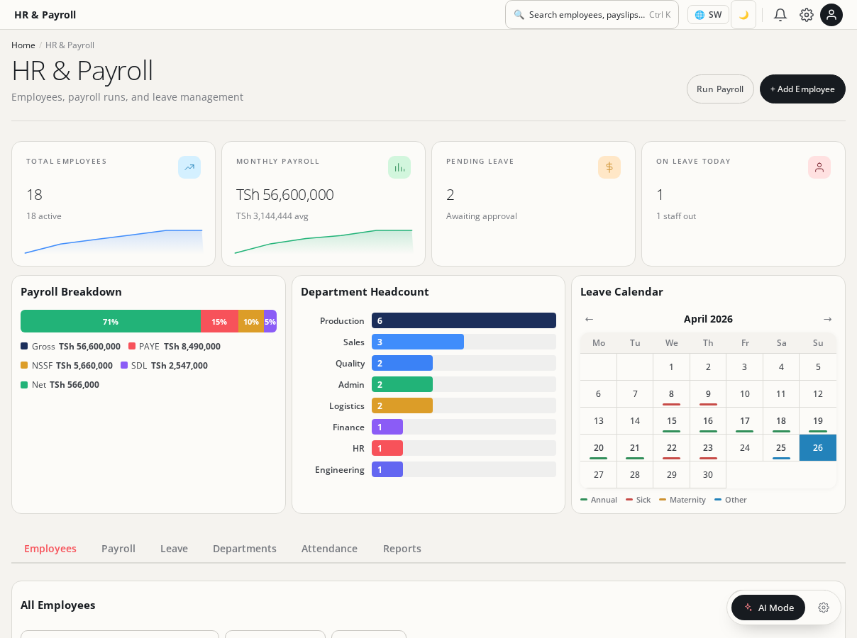 HR & Payroll