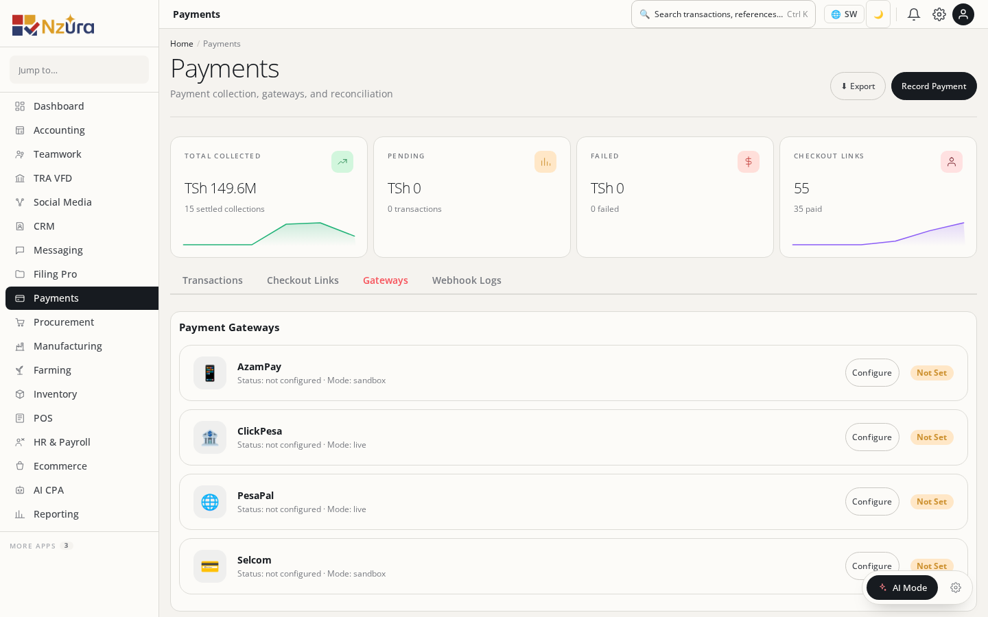 Mobile money gateways